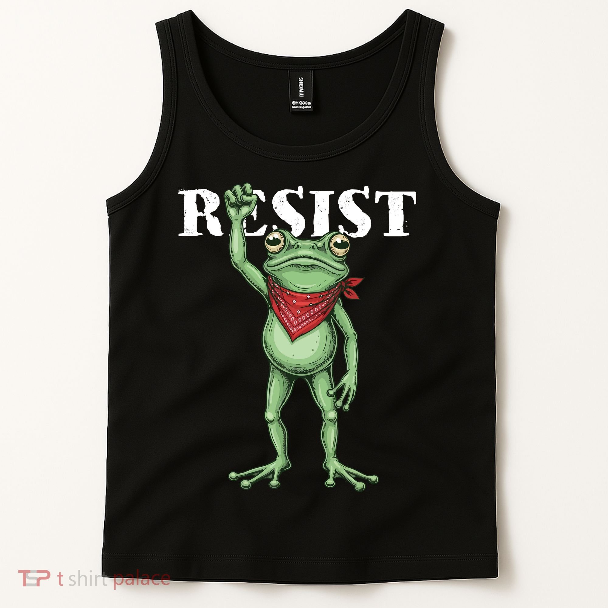 Resist Portland Frog Tank Top