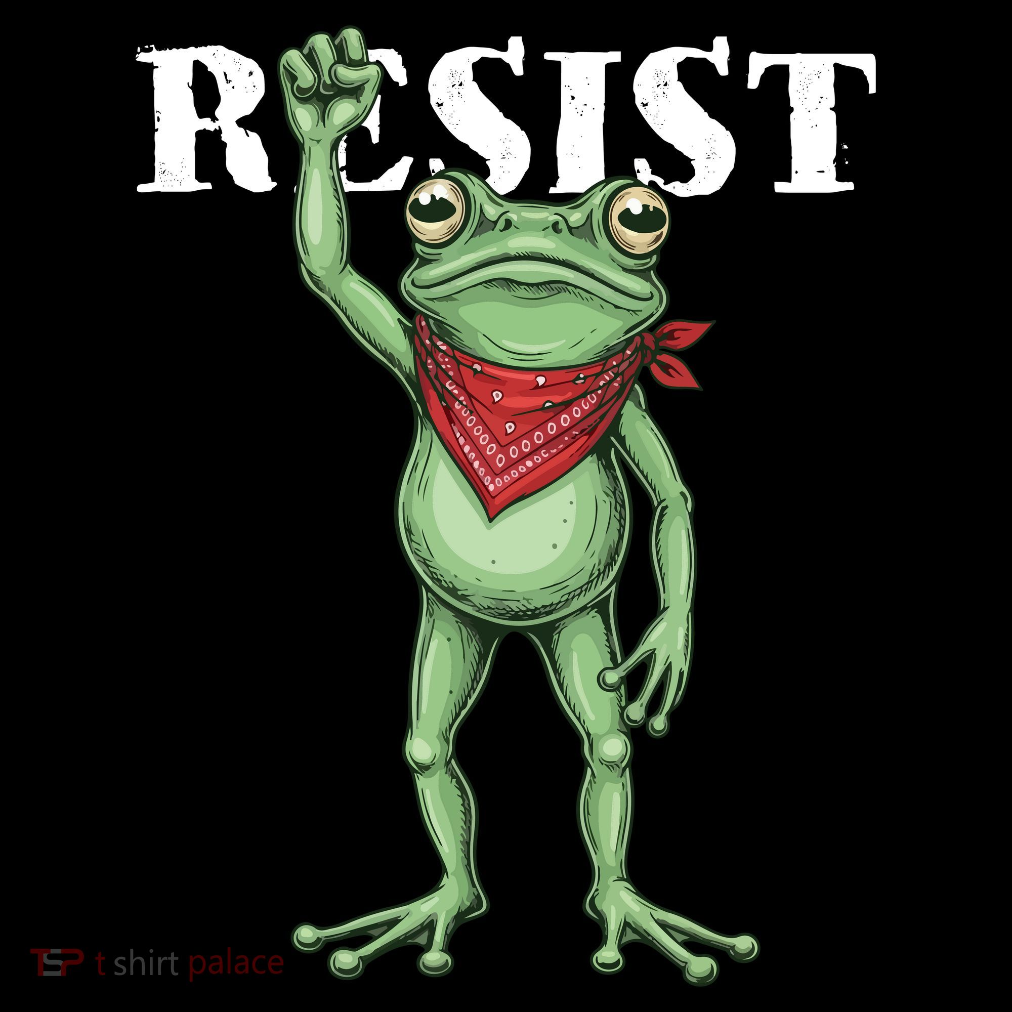 Resist Portland Frog Tank Top