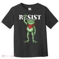 Resist Portland Frog Toddler T-Shirt thumb 0