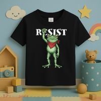 Resist Portland Frog Toddler T-Shirt thumb 3