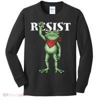 Resist Portland Frog Kids Long Sleeve Shirt thumb 0