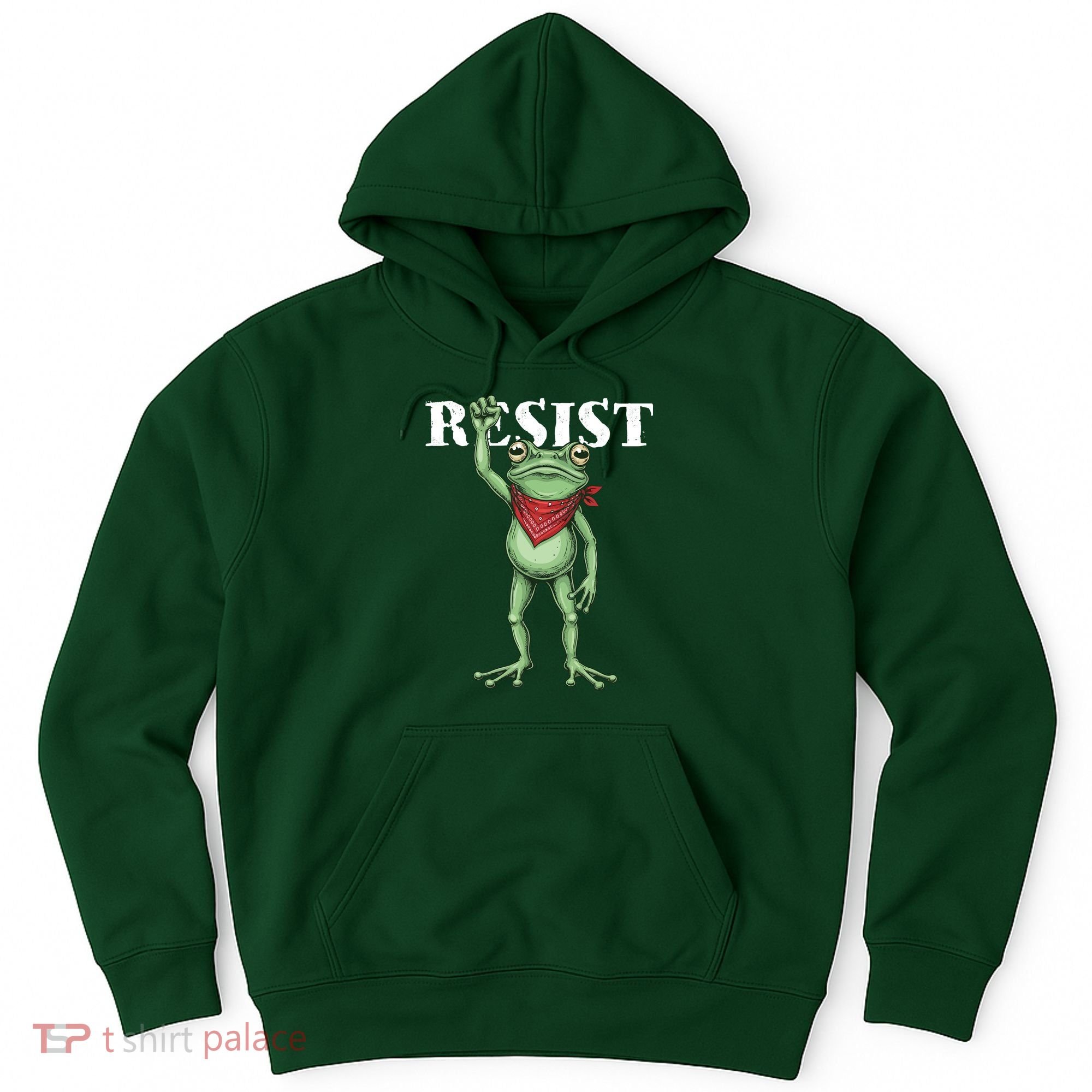 Resist Portland Frog Hoodie