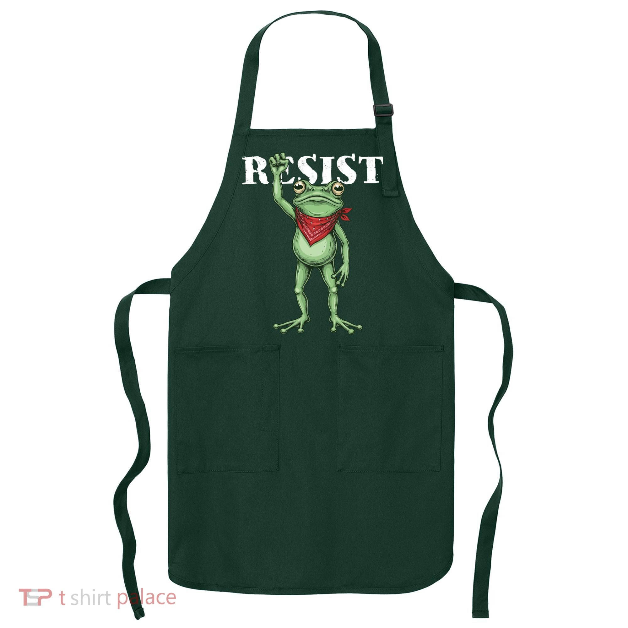 Resist Portland Frog Apron