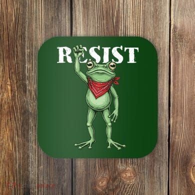 Resist Portland Frog Coaster