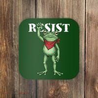 Resist Portland Frog Coaster thumb 0
