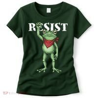 Resist Portland Frog Women's T-Shirt thumb 0