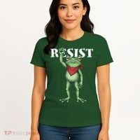 Resist Portland Frog Women's T-Shirt thumb 4