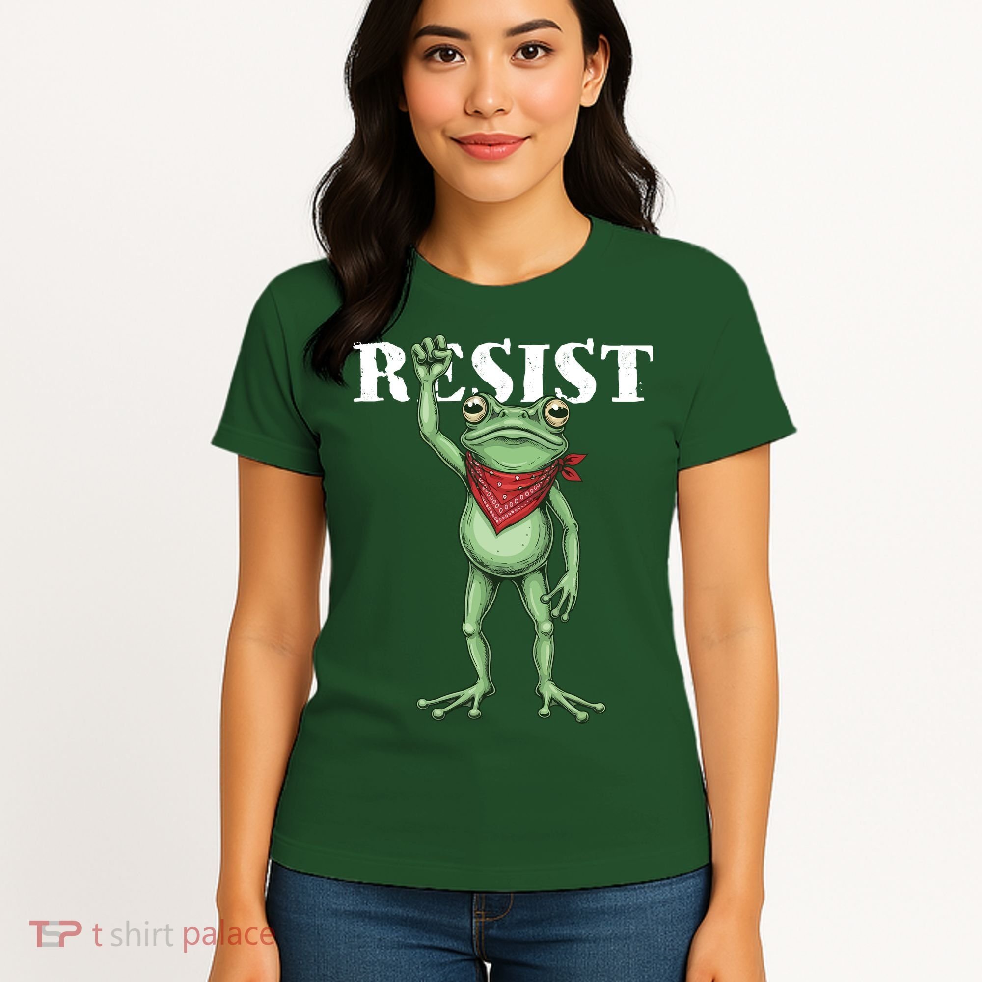 Resist Portland Frog Women's T-Shirt