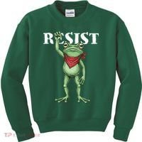Resist Portland Frog Kids Sweatshirt thumb 0