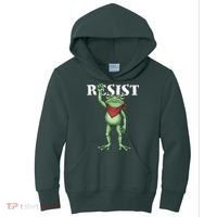 Resist Portland Frog Kids Hoodie thumb 0