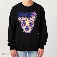 Resting Pit Face Funny Pit Bull Dog Women's Sweatshirt thumb 0