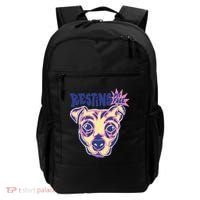 Resting Pit Face Funny Pit Bull Dog Backpack thumb 0