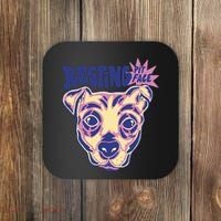 Resting Pit Face Funny Pit Bull Dog Coaster thumb 0