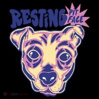 Resting Pit Face Funny Pit Bull Dog Toddler Hoodie thumb 2