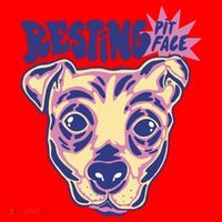 Resting Pit Face Funny Pit Bull Dog Santa Hat thumb 1
