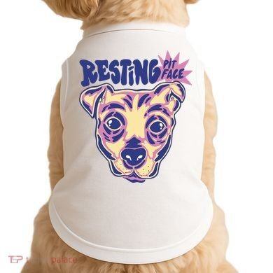 Resting Pit Face Funny Pit Bull Dog Doggie Tank