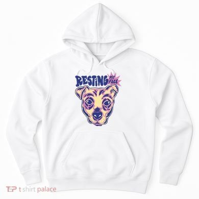 Resting Pit Face Funny Pit Bull Dog Hoodie