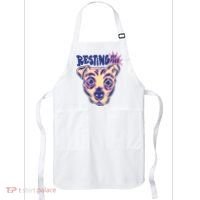 Resting Pit Face Funny Pit Bull Dog Apron thumb 0
