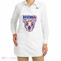 Resting Pit Face Funny Pit Bull Dog Apron thumb 2