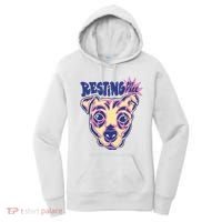Resting Pit Face Funny Pit Bull Dog Women's Hoodie thumb 0