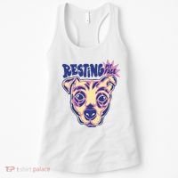 Resting Pit Face Funny Pit Bull Dog Women's Tank Top thumb 0