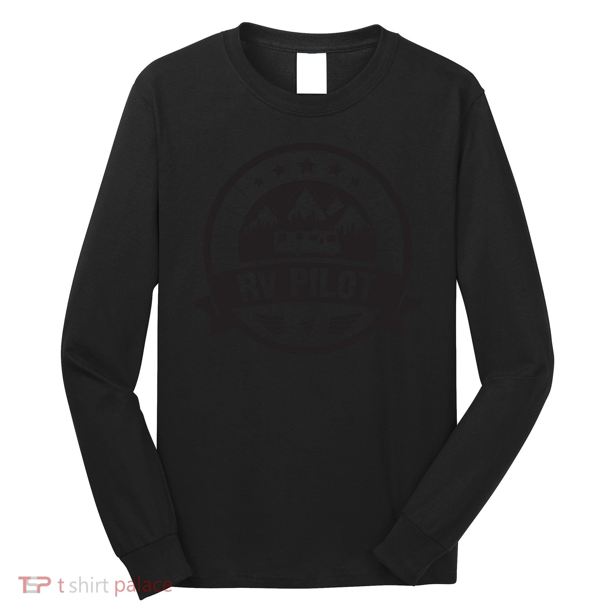 RV Pilot Funny Motorhome RV Travel For Men Women Long Sleeve Shirt