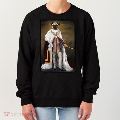 Royalty Pug Funny Women's Sweatshirt