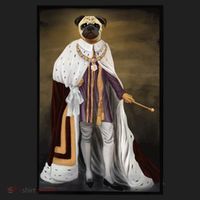 Royalty Pug Funny Women's Sweatshirt thumb 2