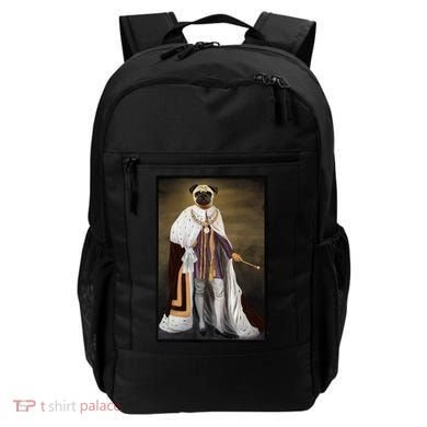 Royalty Pug Funny Backpack