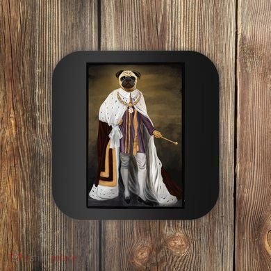Royalty Pug Funny Coaster