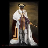 Royalty Pug Funny Toddler Hoodie thumb 2