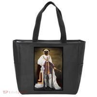 Royalty Pug Funny Tote Bag thumb 0