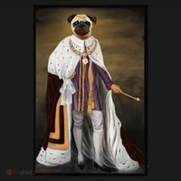 Royalty Pug Funny Tote Bag thumb 4