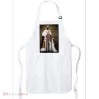 Royalty Pug Funny Apron thumb 0