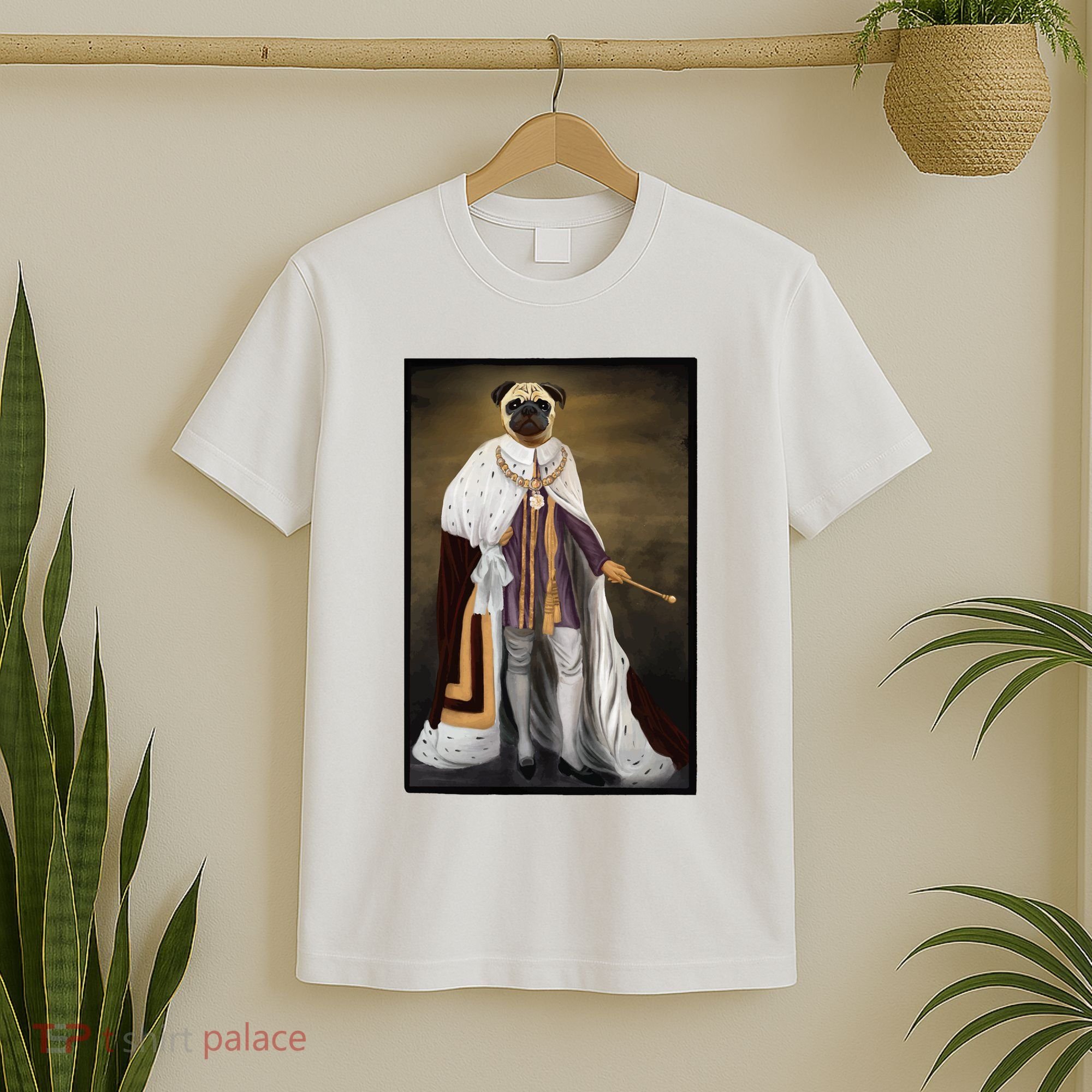 Royalty Pug Funny T-Shirt