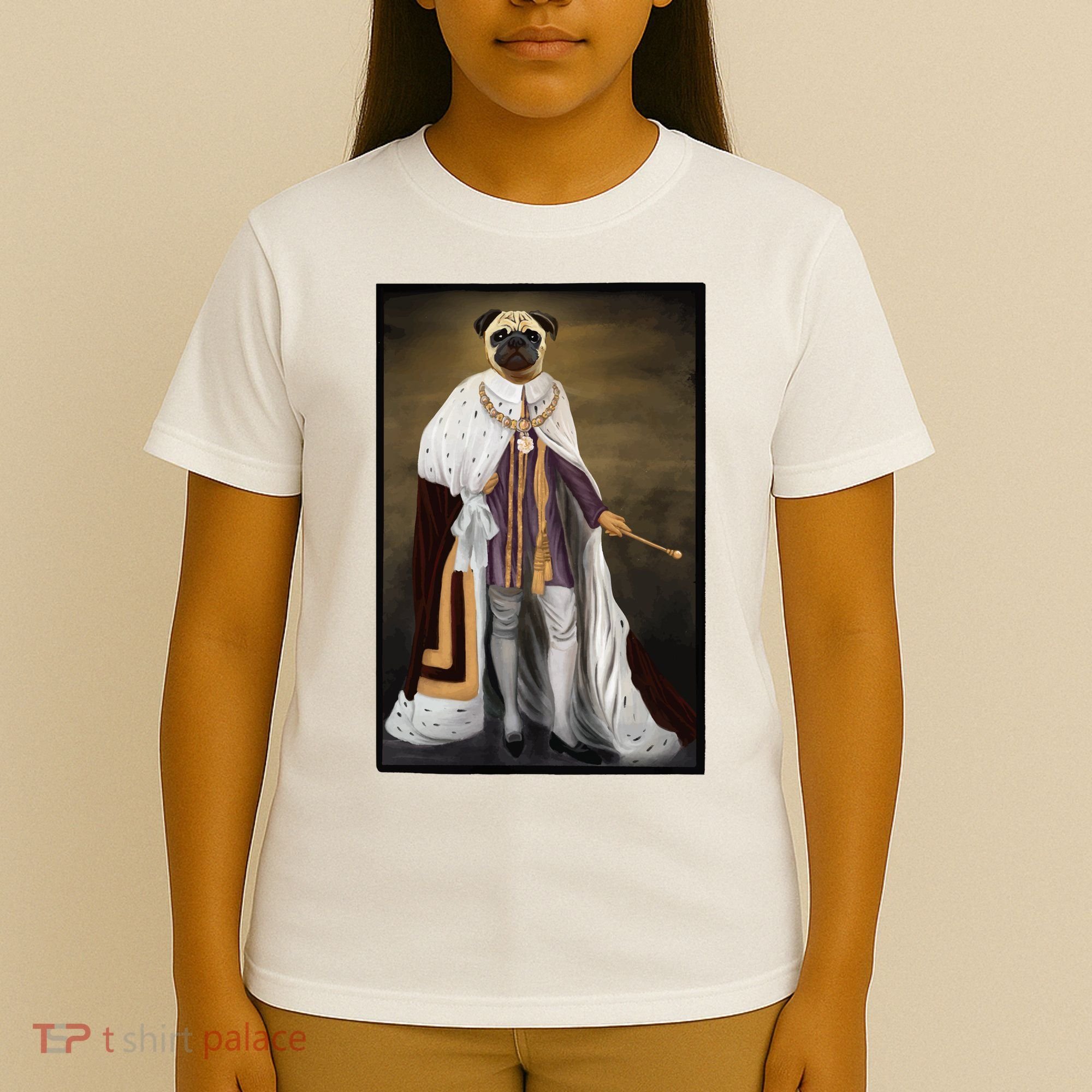 Royalty Pug Funny T-Shirt