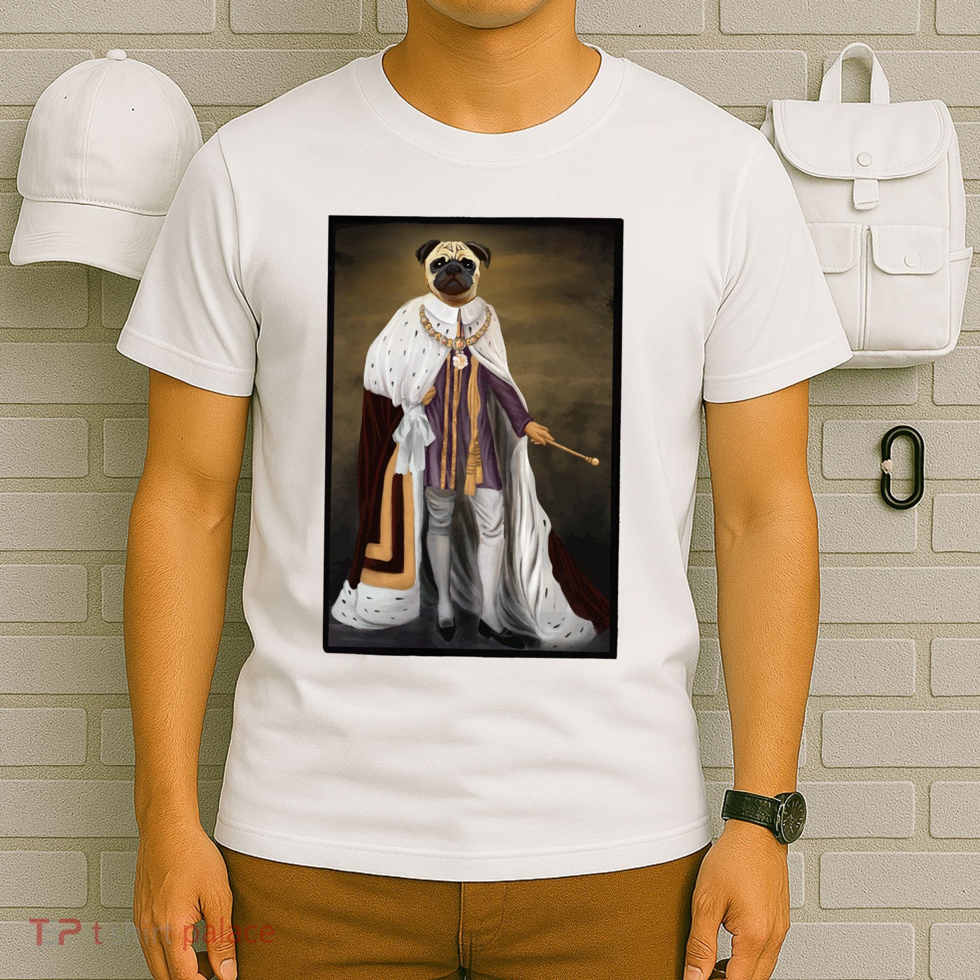 Royalty Pug Funny T-Shirt
