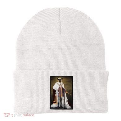 Royalty Pug Funny Beanie