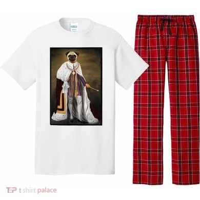 Royalty Pug Funny Pajama Set