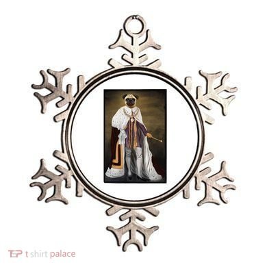 Royalty Pug Funny Ornament