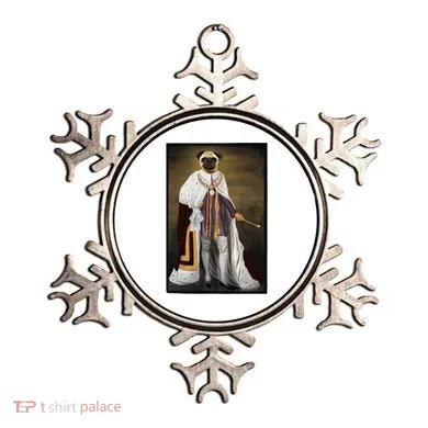 Royalty Pug Funny Ornament