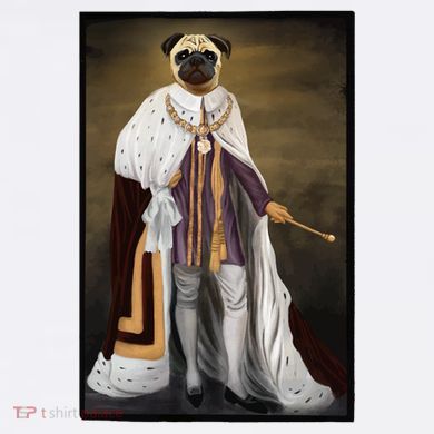 Royalty Pug Funny Tank Top