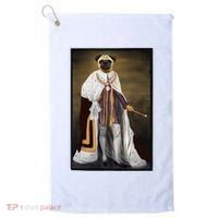 Royalty Pug Funny Golf Towel thumb 0