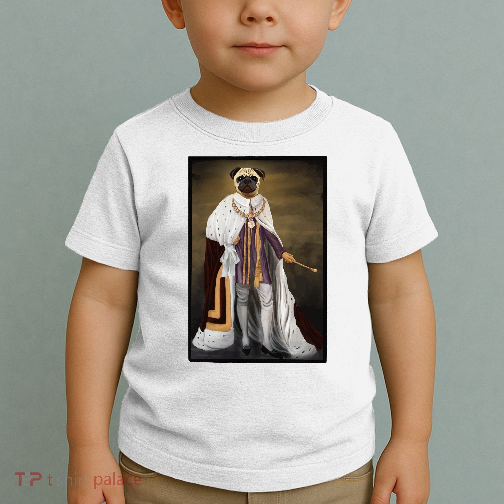 Royalty Pug Funny Toddler T-Shirt