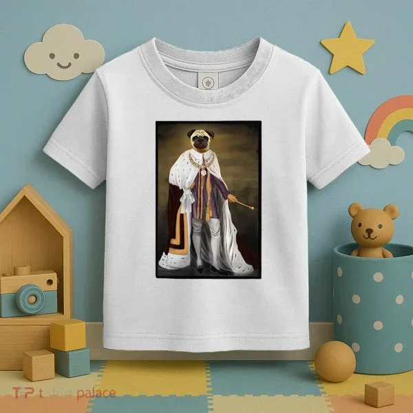 Royalty Pug Funny Toddler T-Shirt