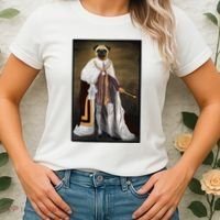 Royalty Pug Funny Women's T-Shirt thumb 2