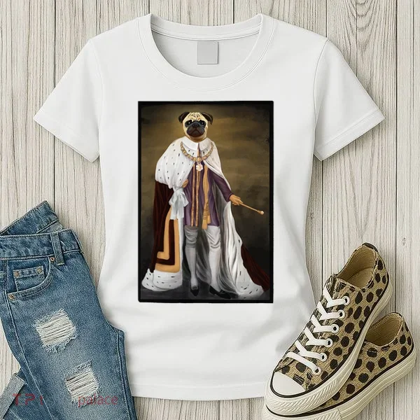 Royalty Pug Funny Women's T-Shirt