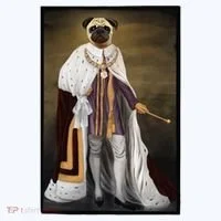 Royalty Pug Funny Women's T-Shirt thumb 6