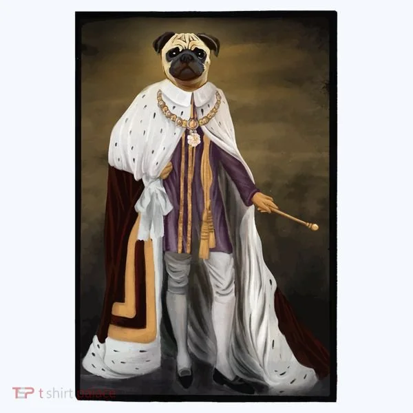 Royalty Pug Funny Women's T-Shirt