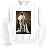 Royalty Pug Funny Kids Sweatshirt thumb 0